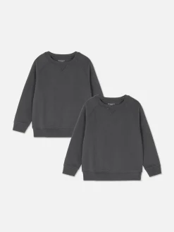 Niños Primark Sudaderas Con Y Sin Capucha|2 Sudaderas De Cuello Redondo Para Niño Pequeño
