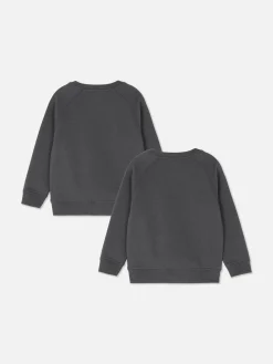 Niños Primark Sudaderas Con Y Sin Capucha|2 Sudaderas De Cuello Redondo Para Niño Pequeño