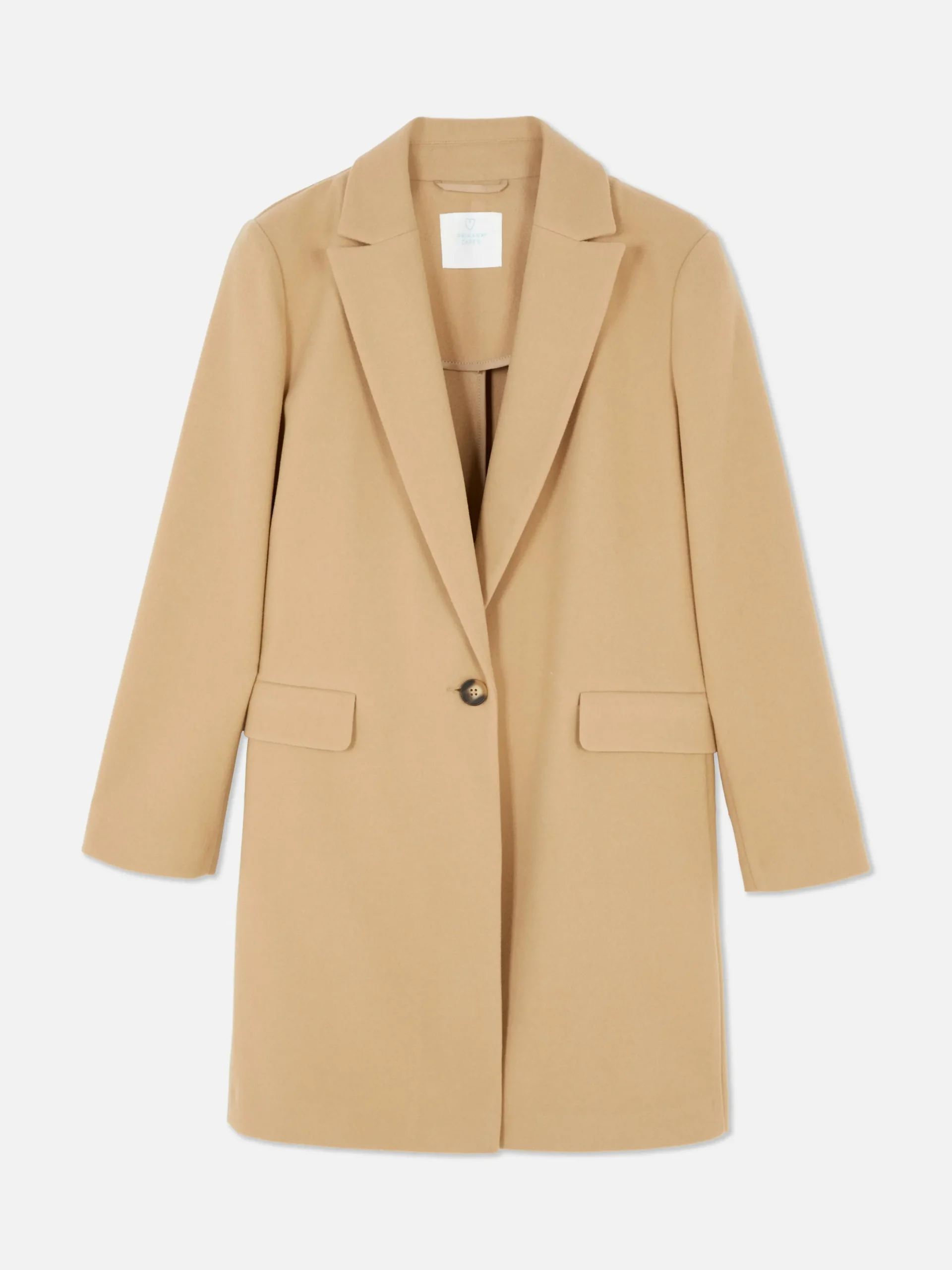 Mujer Primark Abrigos Y Chaquetas|Abrigo Clásico De Botonadura Simple