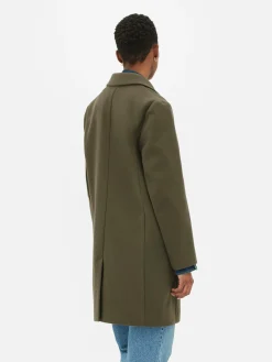 Mujer Primark Abrigos Y Chaquetas|Abrigo Clásico De Botonadura Simple