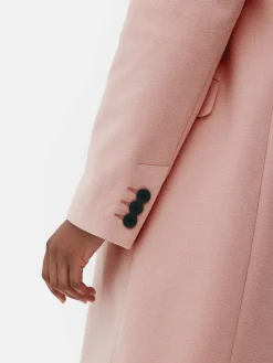 Mujer Primark Abrigos Y Chaquetas|Abrigo Con Botonadura Sencilla