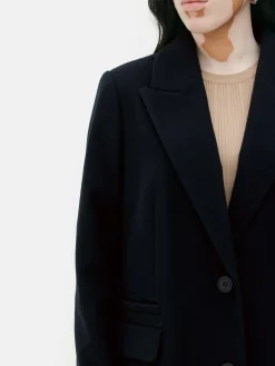 Mujer Primark Abrigos Y Chaquetas|Abrigo Con Botonadura Sencilla