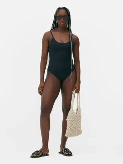 Mujer Primark Bañadores Y Ropa De Baño|Bañador Básico De Escote Amplio