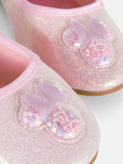 Niños Primark Zapatos Planos|Bailarinas Con Purpurina De Minnie Mouse De Disney