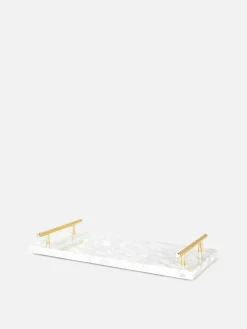 Primark Menaje|Bandeja Para Servir De Mármol Con Asas