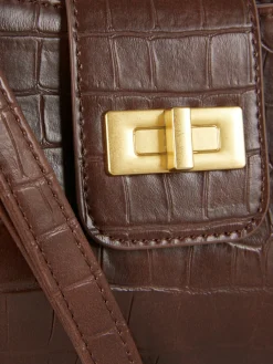 Mujer Primark Bolsos Y Monederos|Bandolera De Piel Sintética Con Efecto De Cocodrilo