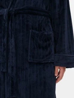 Hombre Primark Pijama|Bata Con Estampado Devoré A Rayas