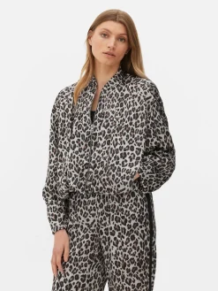 Mujer Primark Abrigos Y Chaquetas|Bómber Con Estampado De Leopardo