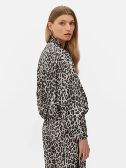 Mujer Primark Abrigos Y Chaquetas|Bómber Con Estampado De Leopardo
