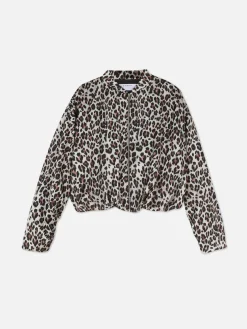Mujer Primark Abrigos Y Chaquetas|Bómber Con Estampado De Leopardo