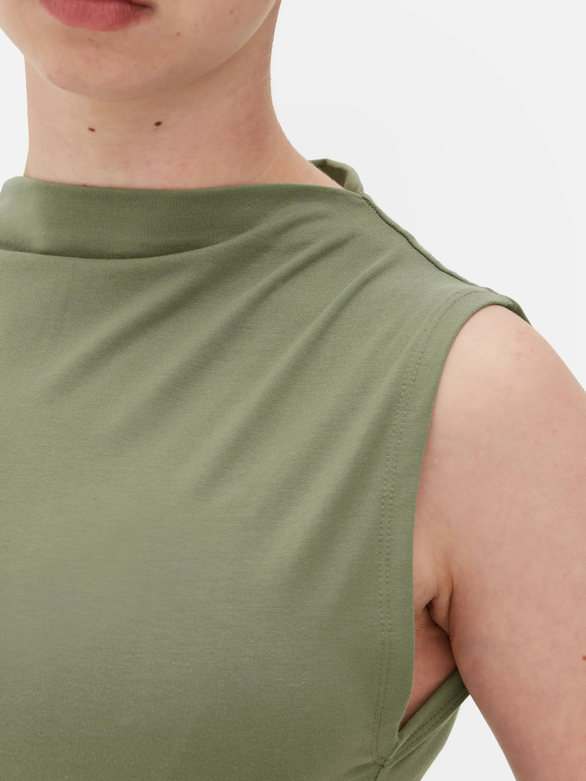 Mujer Primark Tops Y Camisetas|Body De Cuello Alto Sin Mangas