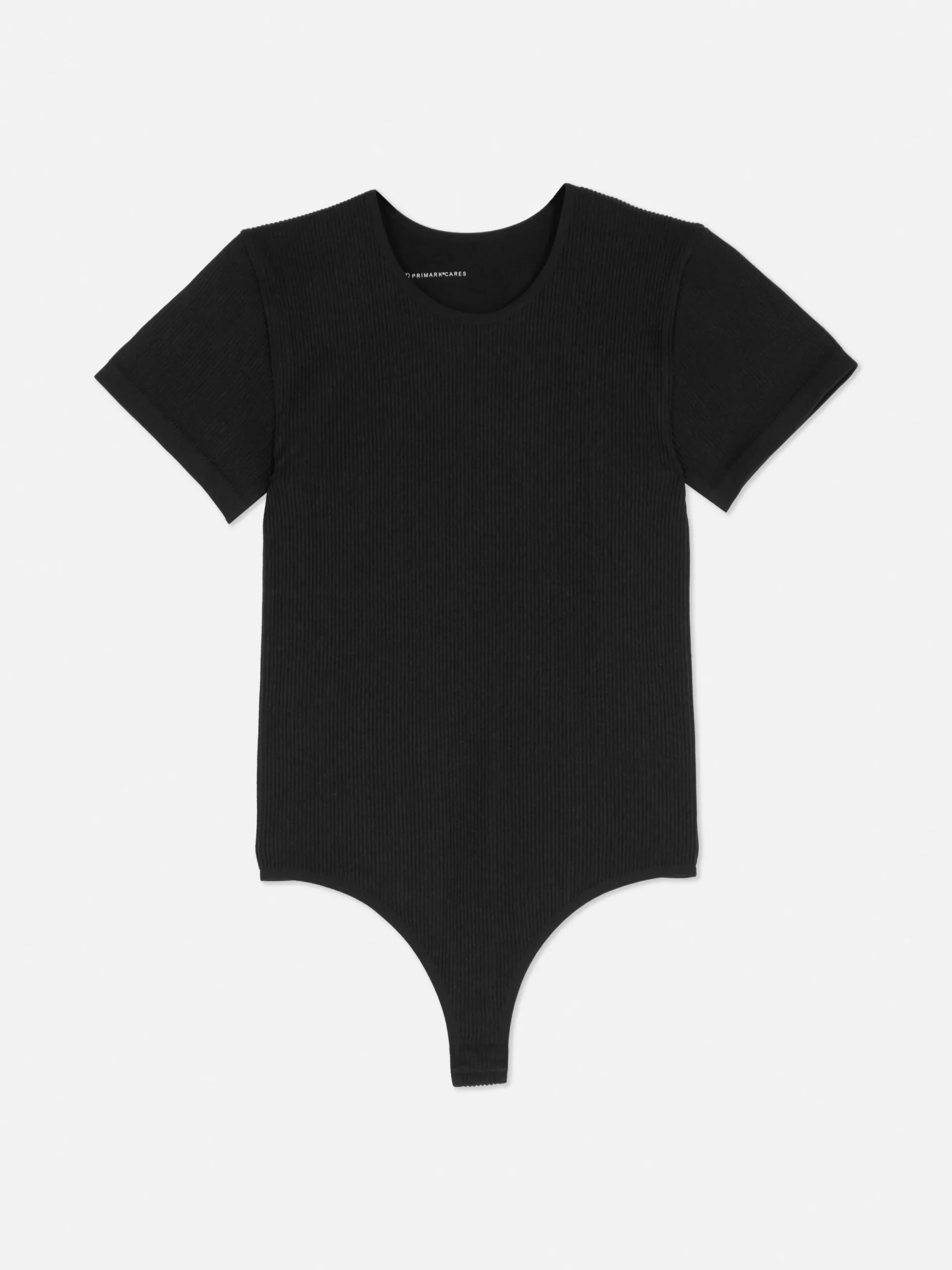 Mujer Primark Tops Y Camisetas|Body Estilo Camiseta Acanalado Sin Costuras