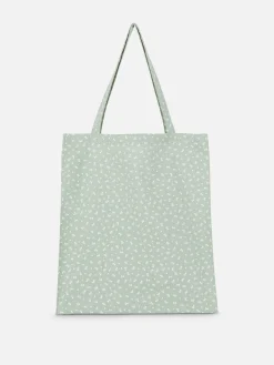 Mujer Primark Bolsos Y Monederos|Bolso Shopper De Lona De Algodón Con Diseño Floral