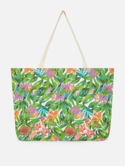 Primark Accesorios De Viaje|Bolso Shopper Floral Extragrande