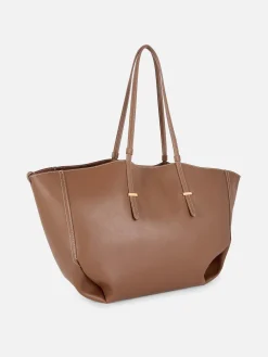 Mujer Primark Bolsos Y Monederos|Bolso Shopper Grande De Piel Sintética De The Edit