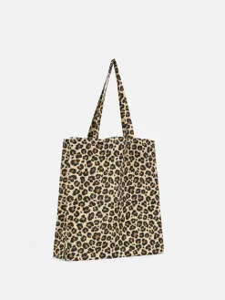 Primark Accesorios De Viaje|Bolso Tote Con Estampado Animal