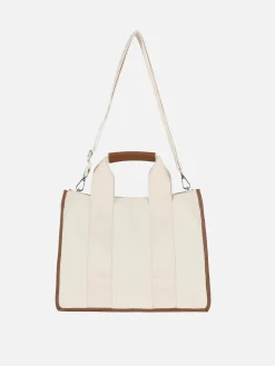 Mujer Primark Bolsos Y Monederos|Bolso Tote De Lona De Tamaño Medio
