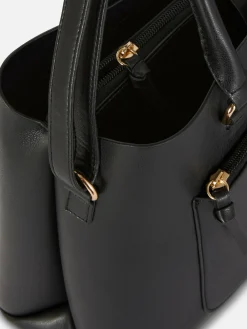 Mujer Primark Bolsos Y Monederos|Bolso Tote De Piel Sintética Con Bolsillo