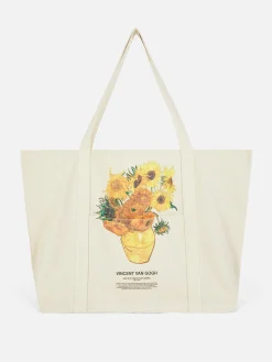 Primark Accesorios De Viaje|Bolso Tote XL De Los Girasoles De Vincent Van Gogh