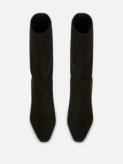 Mujer Primark Botas|Botas De Antelina Con Tacón De Aguja