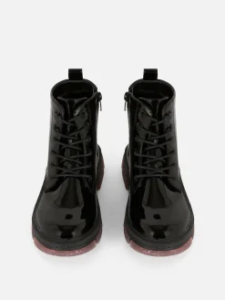 Niños Primark Botas Y Botas De Agua|Botas De Charol Sintético Con Suela Brillante