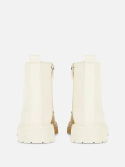 Niños Primark Botas Y Botas De Agua|Botas De Suela Gruesa Y Cremallera Lateral