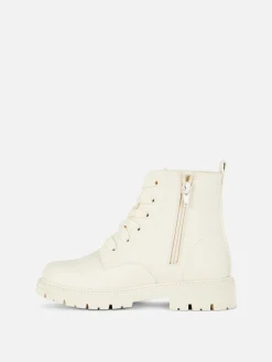 Niños Primark Botas Y Botas De Agua|Botas De Suela Gruesa Y Cremallera Lateral