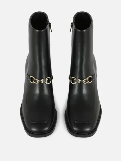 Mujer Primark Botas|Botas De Tacón Con Detalle De Cadena De Rita Ora