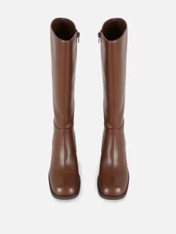 Mujer Primark Botas|Botas De Tacón Hasta La Rodilla