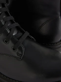 Mujer Primark Botas|Botas Moteras Con Cordones