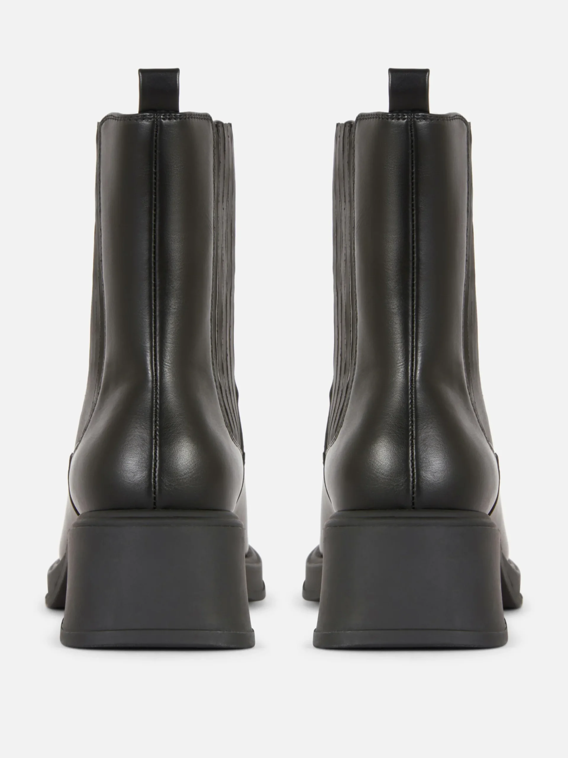 Mujer Primark Botas|Botines Chelsea Con Tacón Grueso