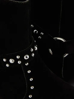 Mujer Primark Botas|Botines De Antelina Con Tachuelas De Rita Ora