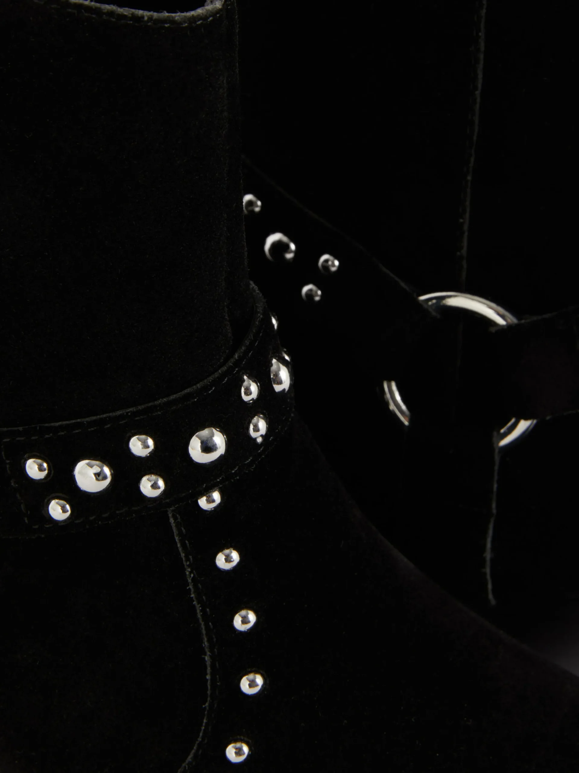 Mujer Primark Botas|Botines De Antelina Con Tachuelas De Rita Ora