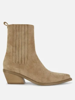 Mujer Primark Botas|Botines De Estilo Cowboy Con Tacón Bajo