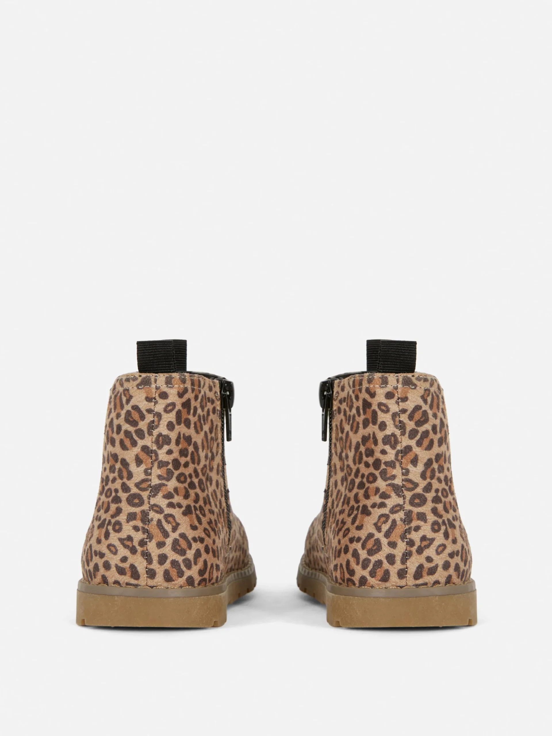 Niños Primark Botas Y Botas De Agua|Botines De Leopardo Con Cremallera