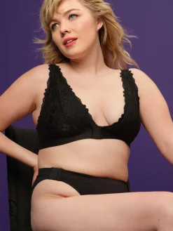 Mujer Primark Sujetadores|Bralette De Encaje Adaptable Con Escote Profundo