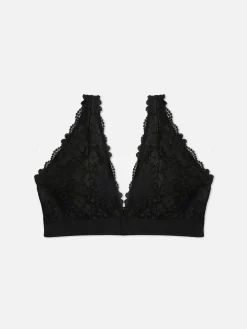 Mujer Primark Sujetadores|Bralette De Encaje Adaptable Con Escote Profundo