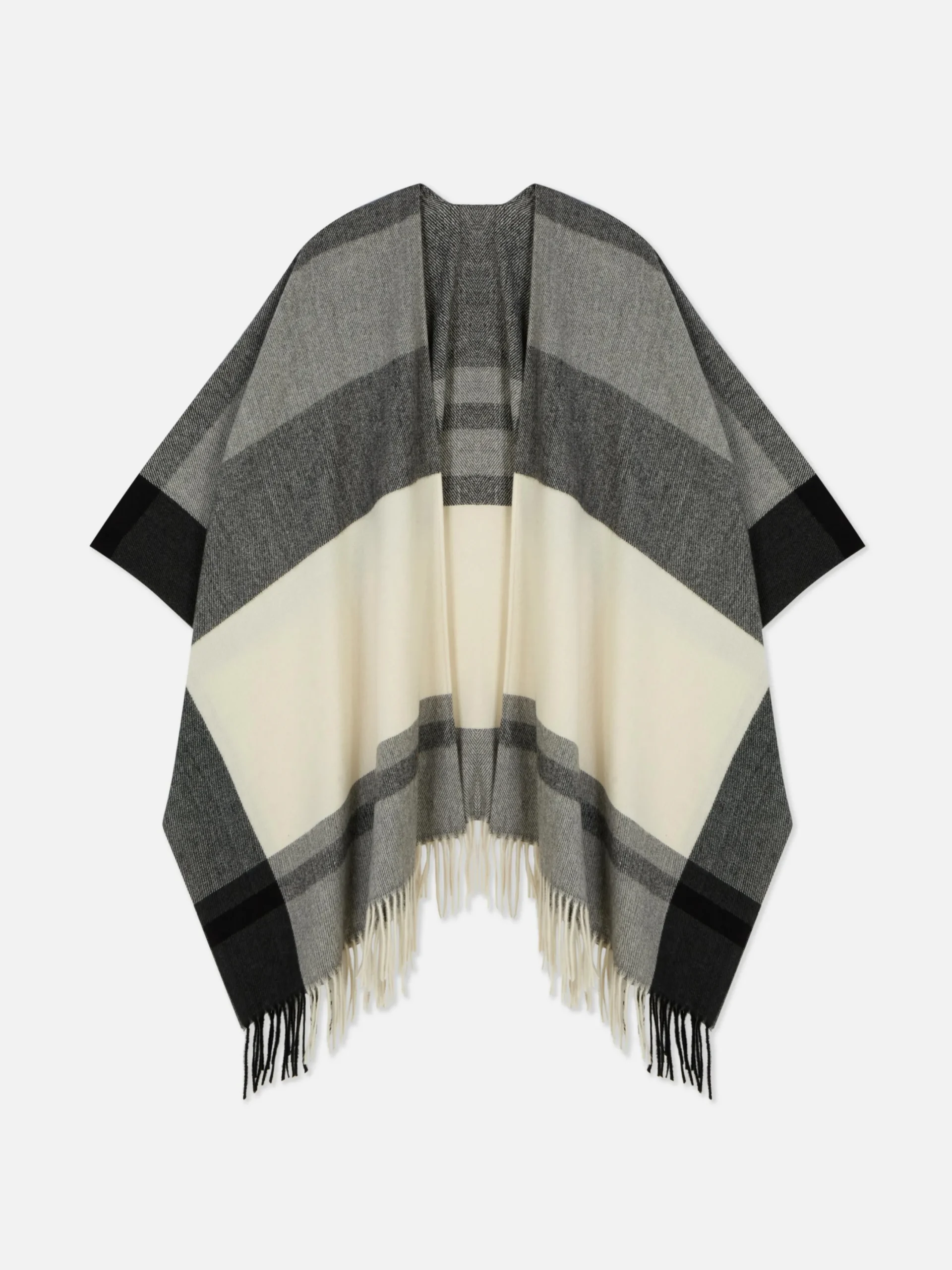 Mujer Primark Gorros, Sombreros, Guantes Y Bufandas|Bufanda Tipo Capa Con Estampado De Cuadros