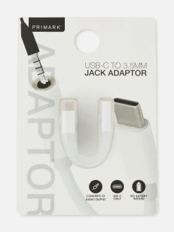 Primark Cargadores|Cable Adaptador De Conector De Audio A USB-C