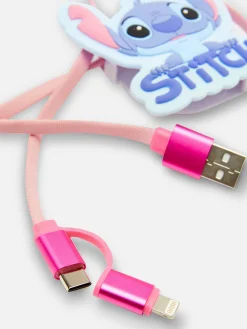 Primark Cargadores|Cable USB Con Forma De Stitch De Disney
