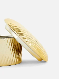 Primark Decoracion De Hogar|Caja Metalizada Para Abalorios