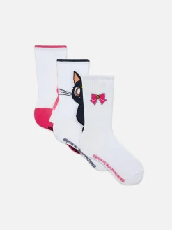 Mujer Primark Calcetines|Calcetines Altos Gráficos De Sailor Moon