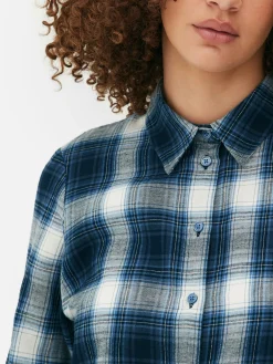 Mujer Primark Camisas Y Blusas|Camisa A Cuadros Con Botones