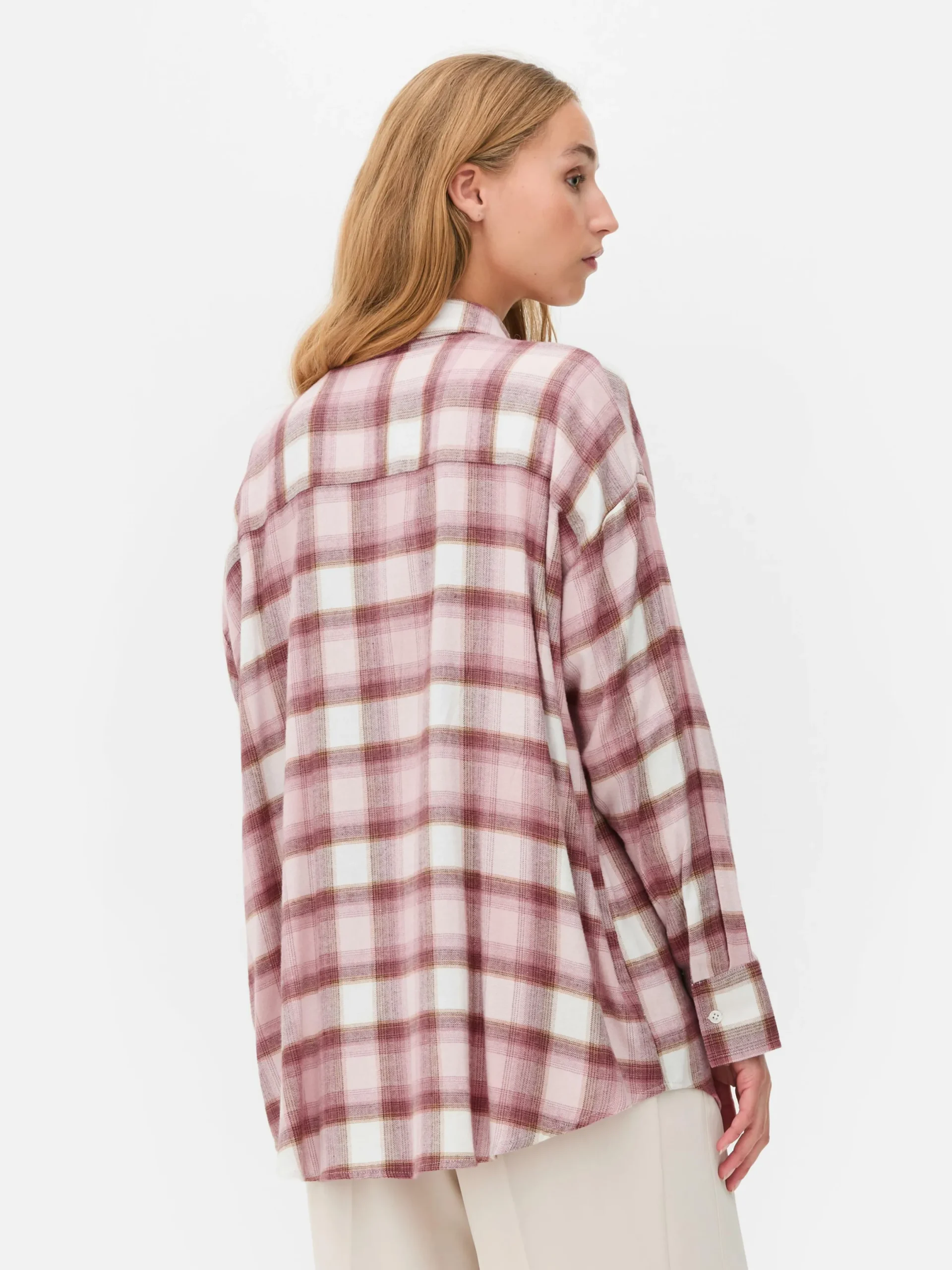 Mujer Primark Camisas Y Blusas|Camisa A Cuadros De Corte Masculino