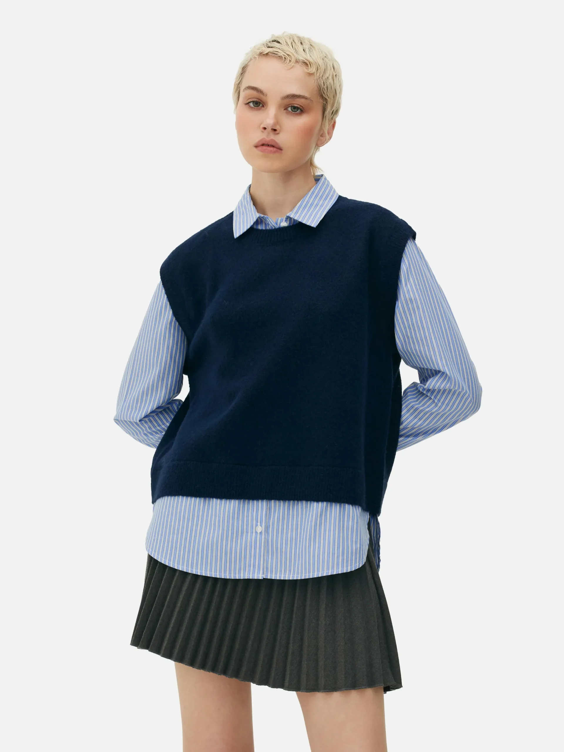 Mujer Primark Camisas Y Blusas|Camisa Con Chaleco 2 En 1