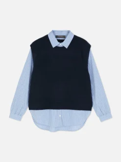 Mujer Primark Camisas Y Blusas|Camisa Con Chaleco 2 En 1