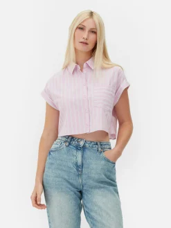 Mujer Primark Camisas Y Blusas|Camisa Corta De Manga Corta