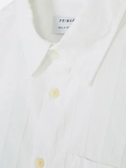 Hombre Primark Camisas|Camisa De Jacquard Con Manga Larga