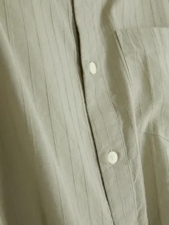 Hombre Primark Camisas|Camisa De Jacquard Con Manga Larga