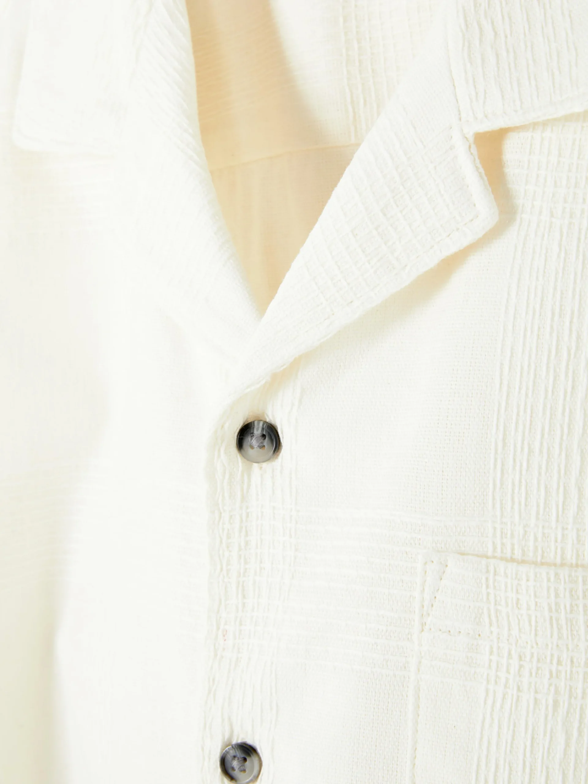 Hombre Primark Camisas|Camisa De Manga Corta Con Botones